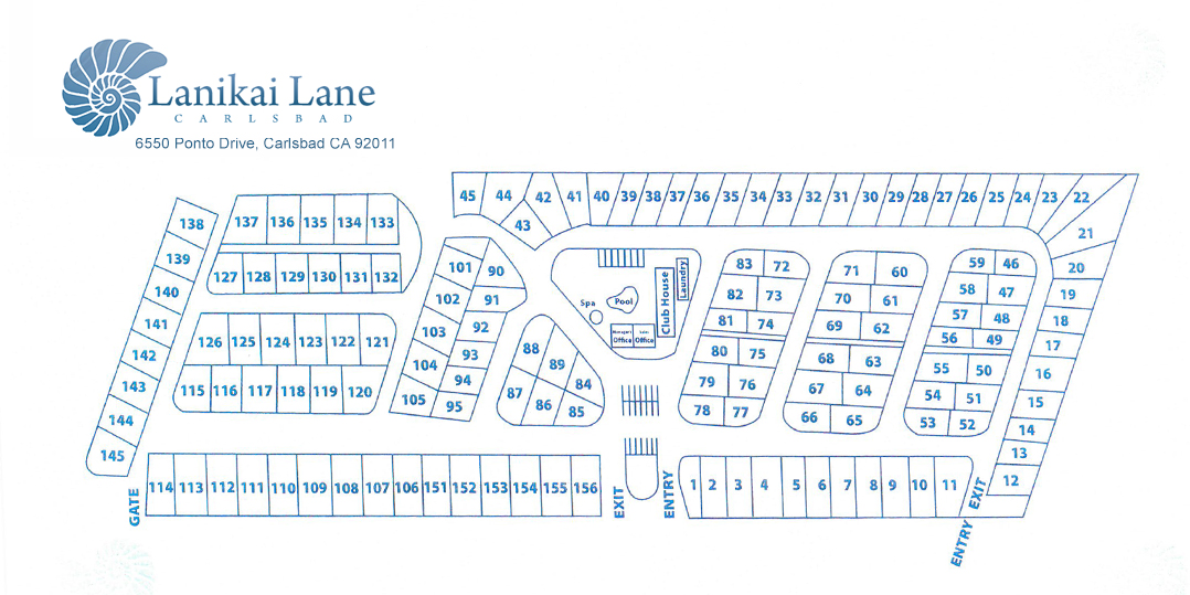 Lanikai Lane site plan